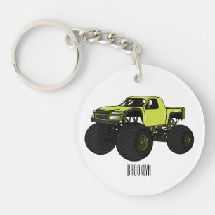 Porte-clés Illustration de camion monstre
