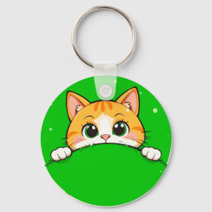 Porte-clés Illustration de chat mignon