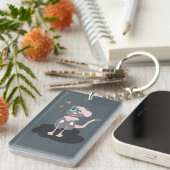 Porte-clés Illustration de chat pour enfants, mignon kitty de (Devant droit)