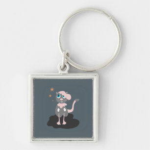 Porte-clés Illustration de chat pour enfants, mignon kitty de