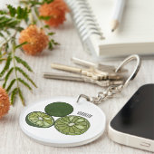 Porte-clés Illustration de chaux Kaffir (Devant droit)