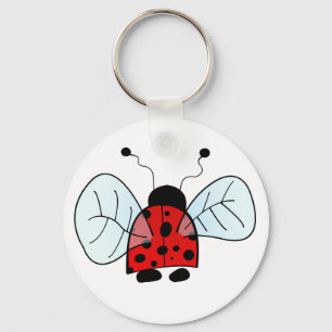 Porte-clés Illustration de coccinelle mignonne