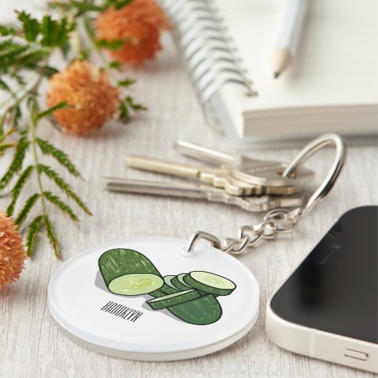 Porte-clés Illustration de combre (Devant droit)