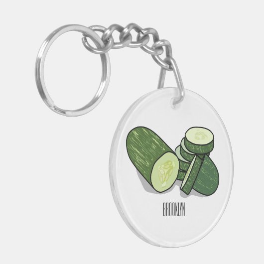 Porte-clés Illustration de combre (Devant gauche)