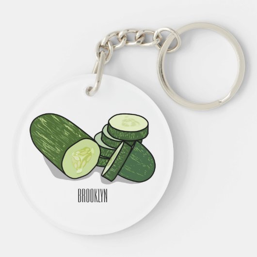 Porte-clés Illustration de combre (Dos)