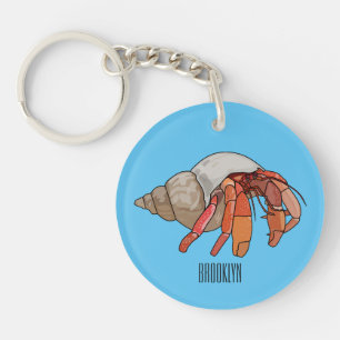 Porte-clés Illustration de crabe ermite