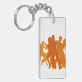 Porte-clés Illustration de danseurs de tango (Devant gauche)