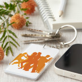 Porte-clés Illustration de danseurs de tango (Devant droit)