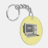 Porte-clés Illustration de dessin sur ordinateur (Devant gauche)