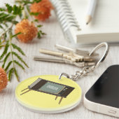 Porte-clés Illustration de dessin télévisé (Devant droit)