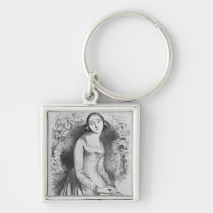 Porte-clés illustration de 'd'Heloise de Lettres et