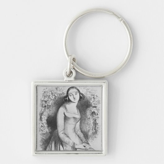 Porte-clés illustration de 'd'Heloise de Lettres et (Devant)