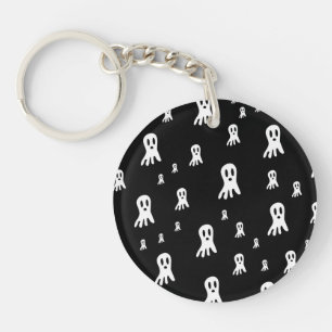Porte-clés Illustration de fantôme gothique effrayant