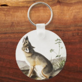 Porte-clés Illustration de Fox (Vulpes velox) (Recto)