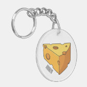 Porte-clés Illustration de fromage (Devant gauche)