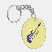 Porte-clés Illustration de guitare électrique (Devant gauche)
