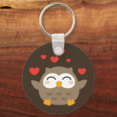 Porte-clés Illustration de I Owl You (Recto)