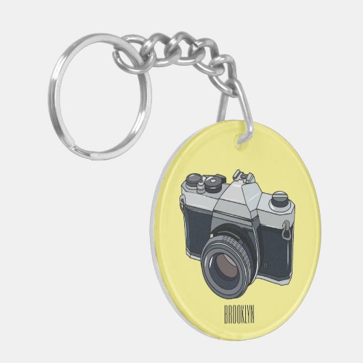 Porte-clés Illustration de la caméra (Devant gauche)