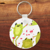 Porte-clés Illustration de la grenouille mûre (Recto)