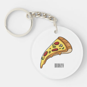 Porte-clés Illustration de la pizza