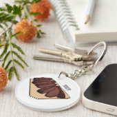 Porte-clés Illustration de la poitrine de boeuf (Devant droit)