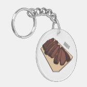 Porte-clés Illustration de la poitrine de boeuf (Devant gauche)