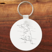 Porte-clés Illustration de l'Amstaff (Recto)