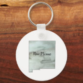 Porte-clés Illustration de l'État du Nouveau-Mexique (Recto)