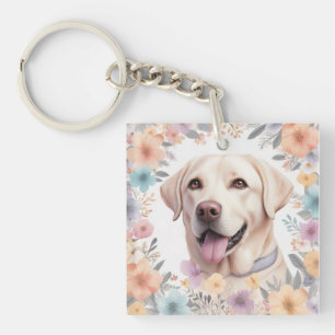 Porte-clés Illustration de l'extracteur floral Whimsical Labr
