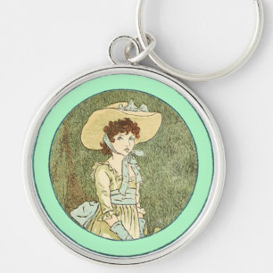Porte-clés Illustration de livre vintage Kate Greenaway