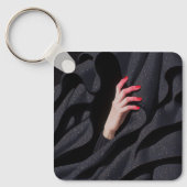 Porte-clés Illustration de main de hijab étoilé caché (Recto)