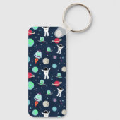Porte-clés illustration de motif spatial (Verso)