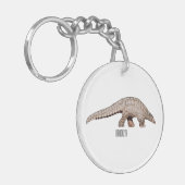 Porte-clés Illustration de Pangolin (Devant gauche)