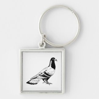 Porte-clés Illustration de pigeon voyageur