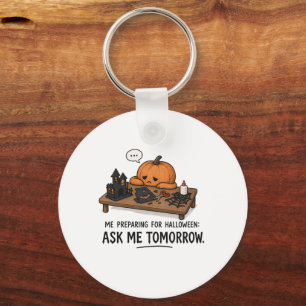 Porte-clés Illustration de préparation de Halloween de citrou