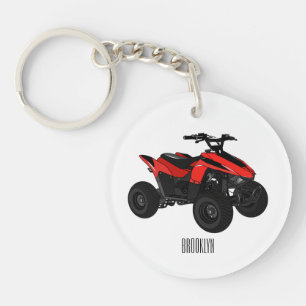 Porte-clés Illustration de Quad bike atv