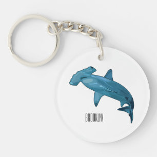 Porte-clés Illustration de requin marteau