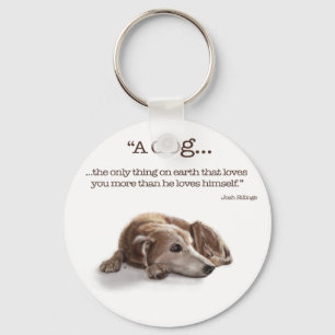 Porte-clés Illustration de rêverie de chien