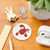 Porte-clés Illustration de scorpion rouge
