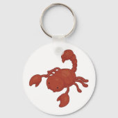 Porte-clés Illustration de scorpion rouge (Recto)