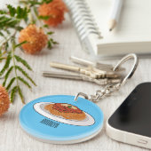 Porte-clés Illustration de Spaghetti (Devant droit)