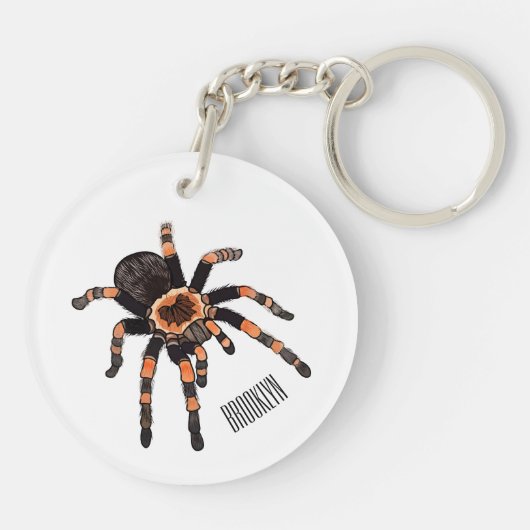 Porte-clés Illustration de Tarantula (Dos)