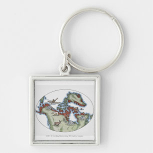 Porte-clés Illustration de territoire d'Inuit