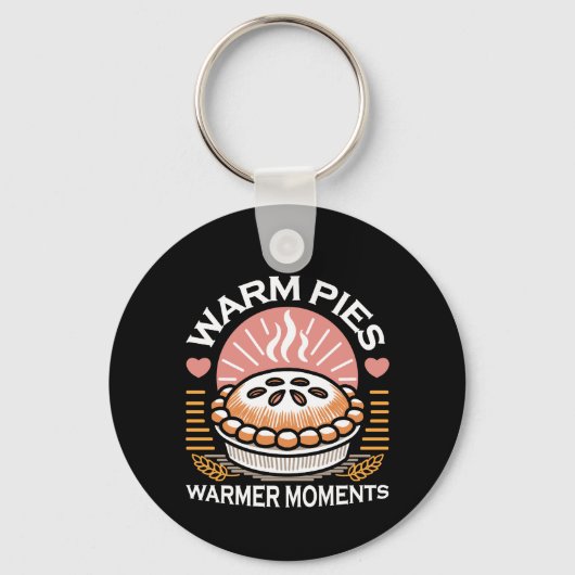 Porte-clés Illustration de tourte douillette : Pies chaudes M (Recto)