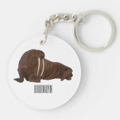 Porte-clés Illustration de Walrus (Dos)