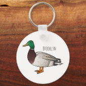 Porte-clés Illustration du canard de Majard (Recto)