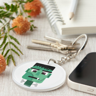 Porte-clés Illustration du monstre de Frankenstein