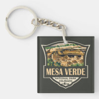 Illustration du parc national Mesa Verde Travel Ar