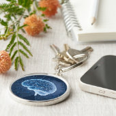 Porte-clés Illustration du réseau cérébral - Réseau neuronal (Côté)