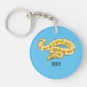 Porte-clés Illustration du serpent python birman